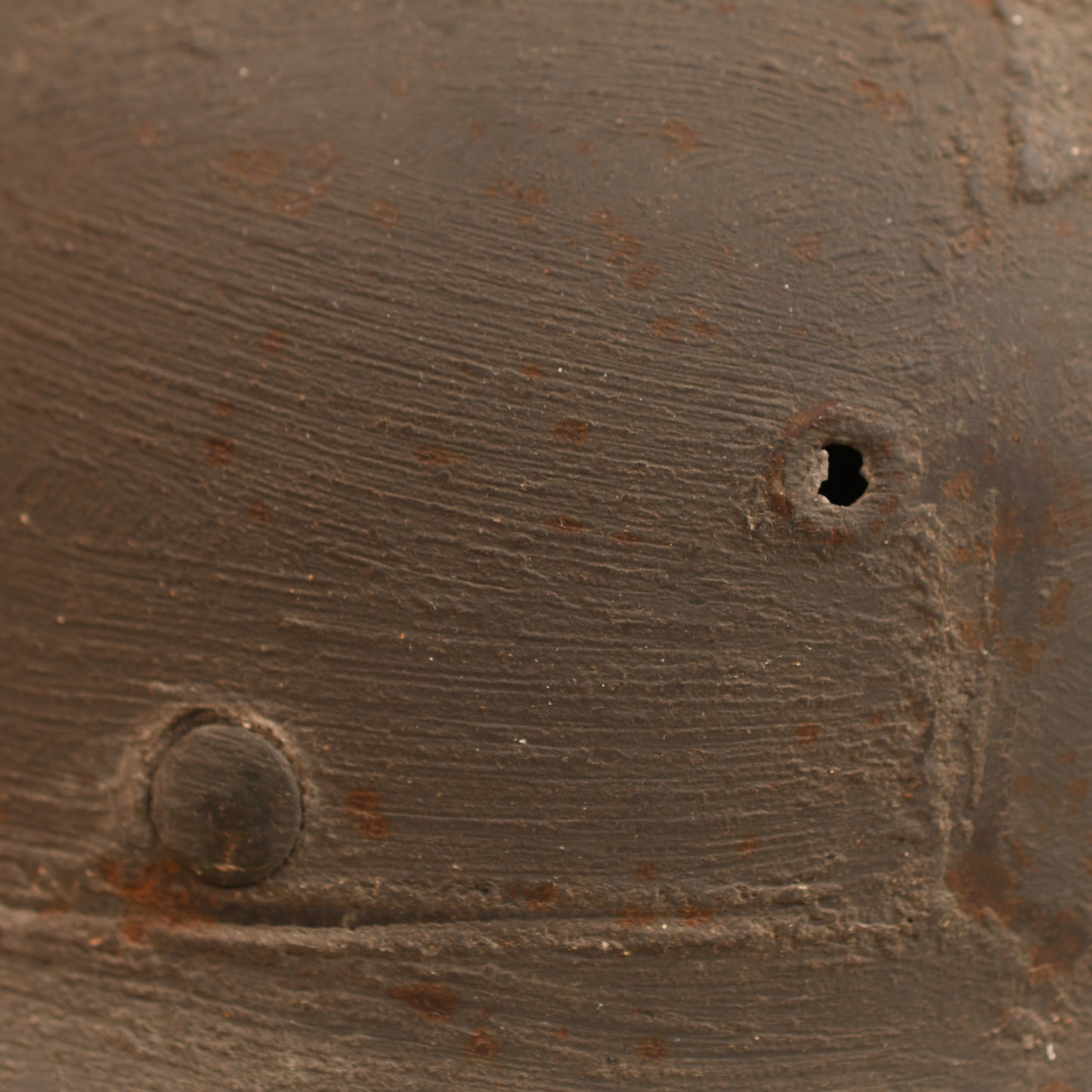 German WWII Army M40 Matt Finish Previously Wire-Covered Combat Helmet