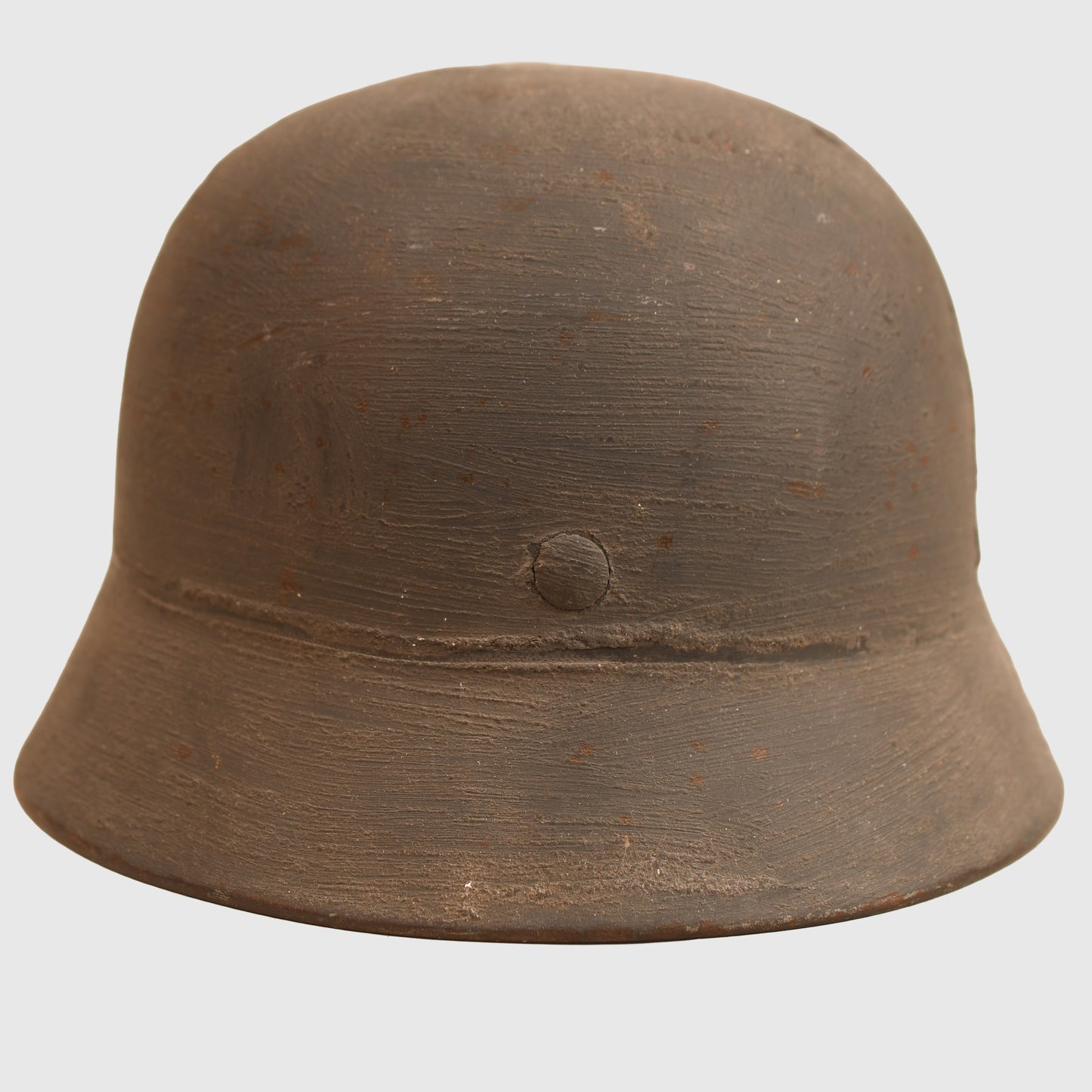 German WWII Army M40 Matt Finish Previously Wire-Covered Combat Helmet