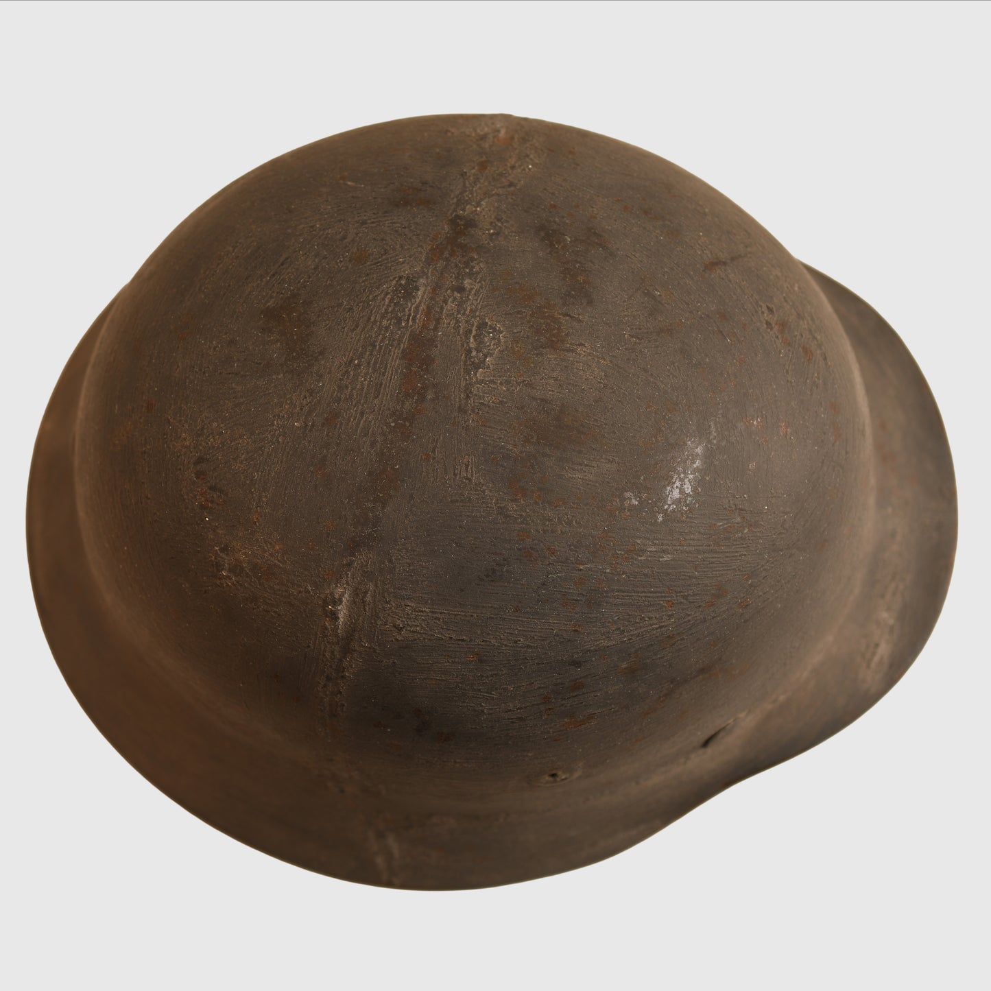 German WWII Army M40 Matt Finish Previously Wire-Covered Combat Helmet