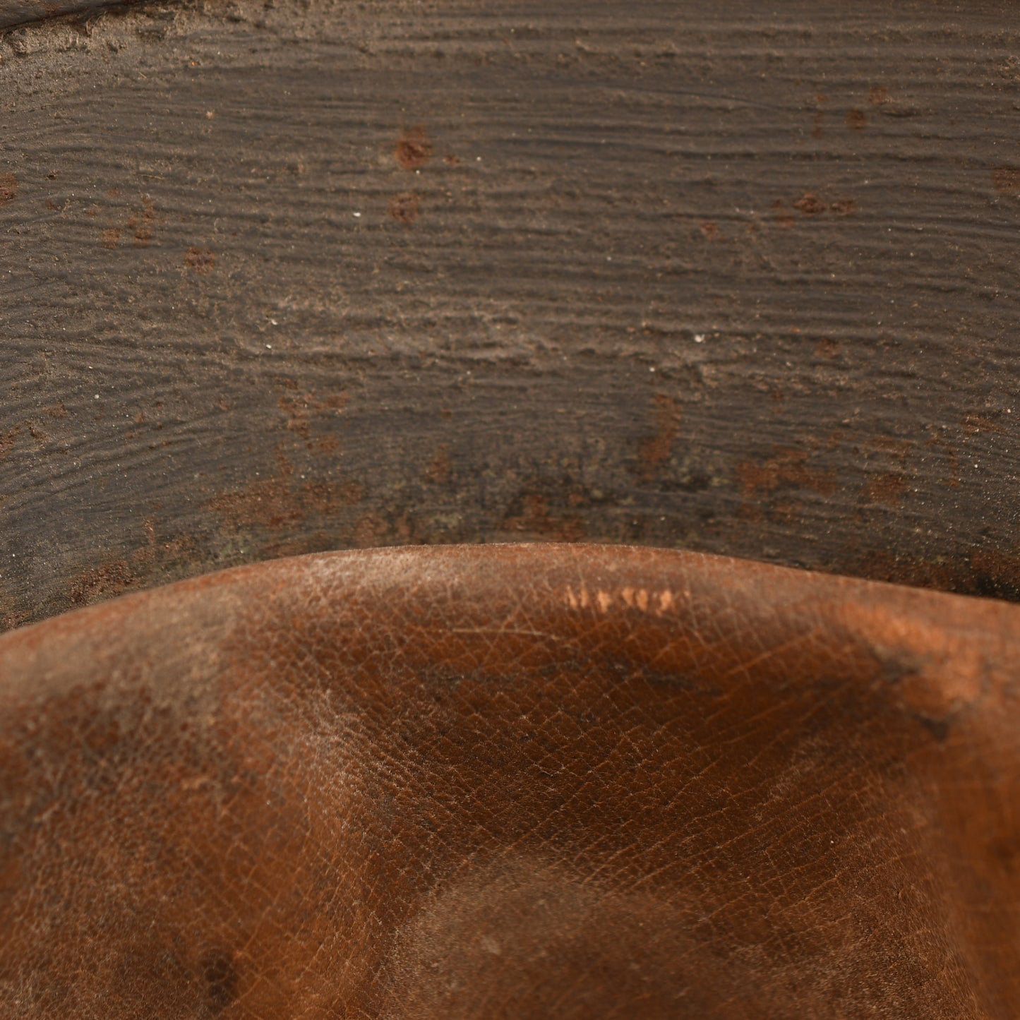 German WWII Army M40 Matt Finish Previously Wire-Covered Combat Helmet