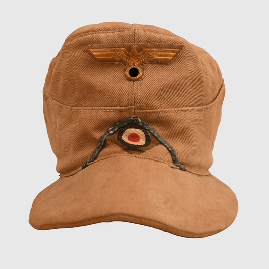 German WWII Kriegsmarine Tropical Field Cap With Soutache