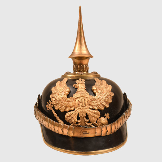 GERMAN WWI PRUSSIAN  TRAIN OFFICERS PICKELHAUBE