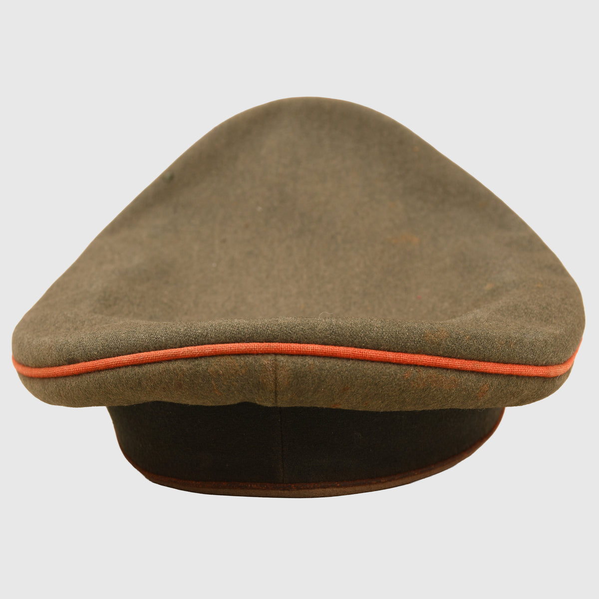 GERMAN WWII FIELD POLICE OR RECRUITING DISTRICT DOUBLE EREL VISOR CAP