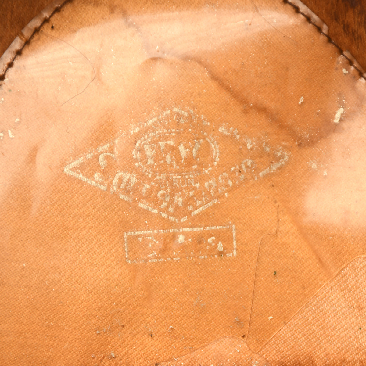 GERMAN WWII FIELD POLICE OR RECRUITING DISTRICT DOUBLE EREL VISOR CAP