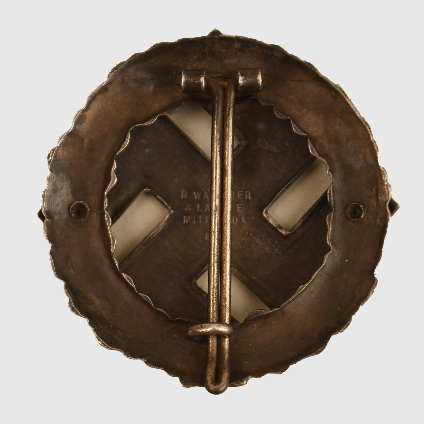 German WWII Gau Tradition Badge with Its Miniature