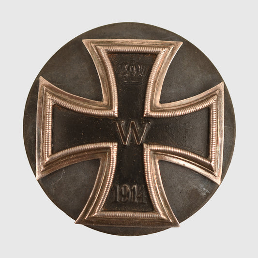 German WWI Iron Cross First Class with Plate Back