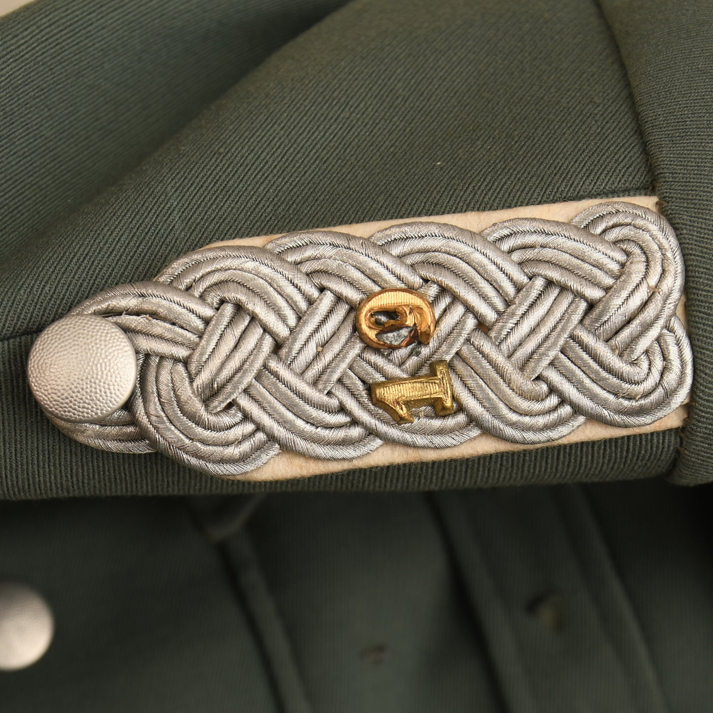 GERMAN WWII ARMY INFANTRY MAJOR’S PIPED FIELD SERVICE TUNIC