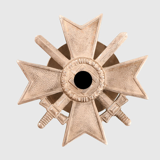 GERMAN WWII WAR SERVICE CROSS 1ST CLASS WITH SWORDS - DISC BACK
