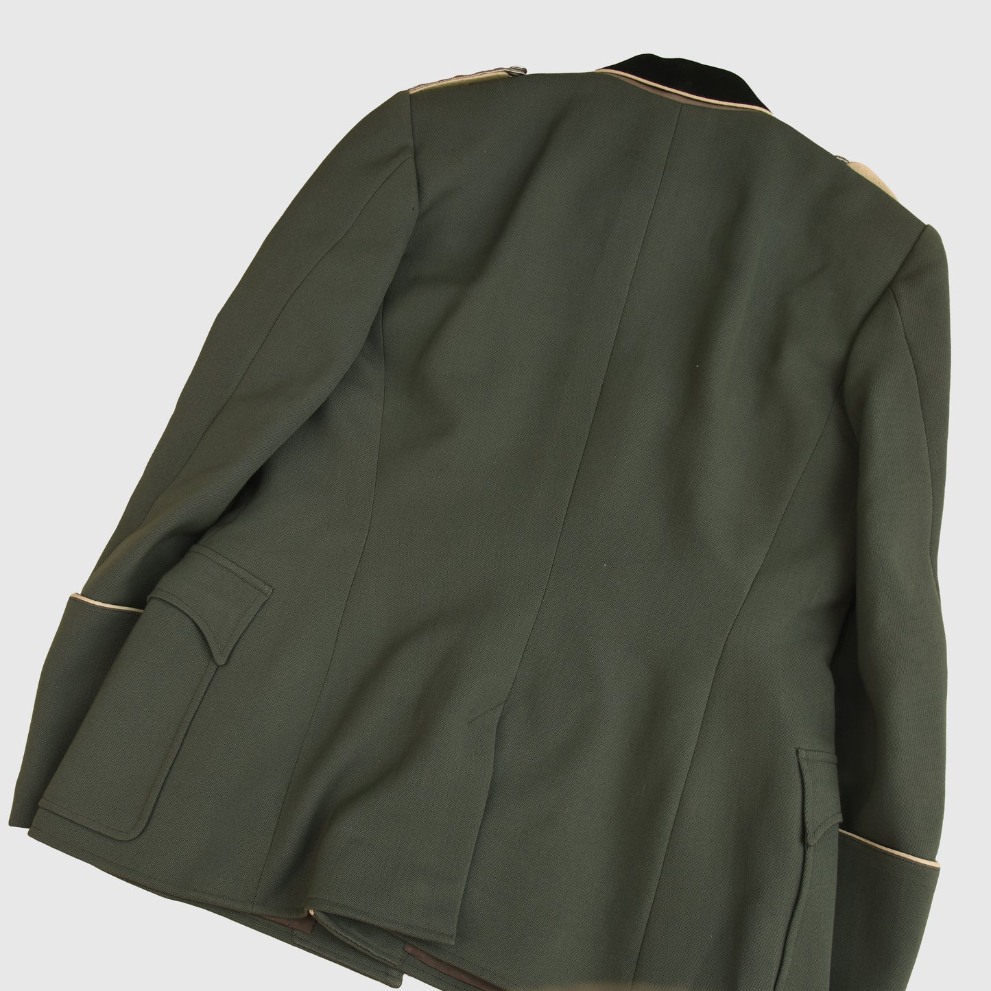 GERMAN WWII ARMY INFANTRY MAJOR’S PIPED FIELD SERVICE TUNIC