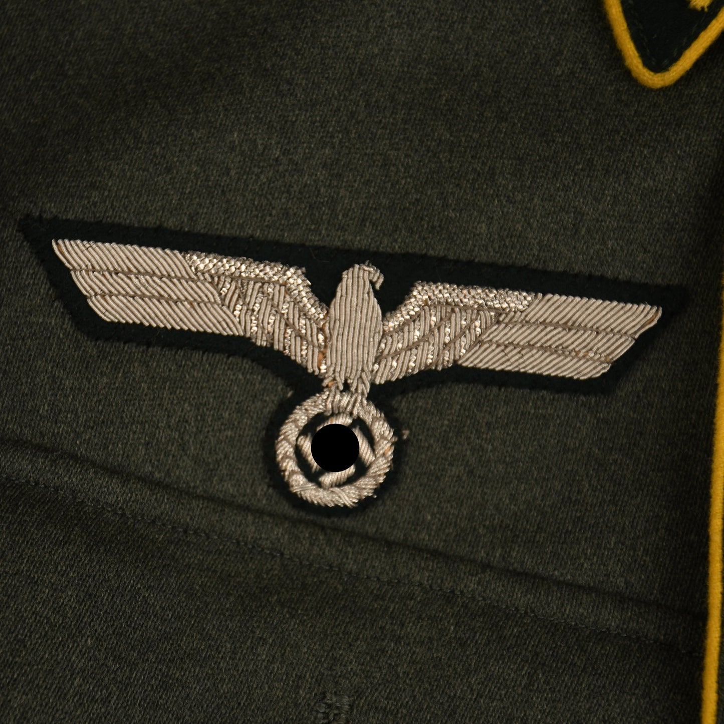 GERMAN WWII ARMY SIGNALS OFFICERS PIPED SERVICE TUNIC