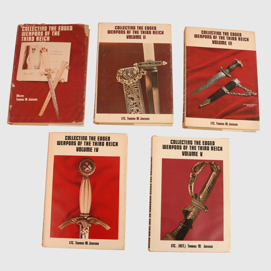 German WWII Thomas M. Johnson Dagger Reference Books, 5 Volumes