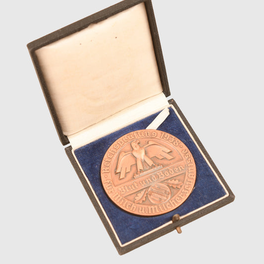 GERMAN WWII BLOOD & SOIL COPPER BRONZE MEDALLION