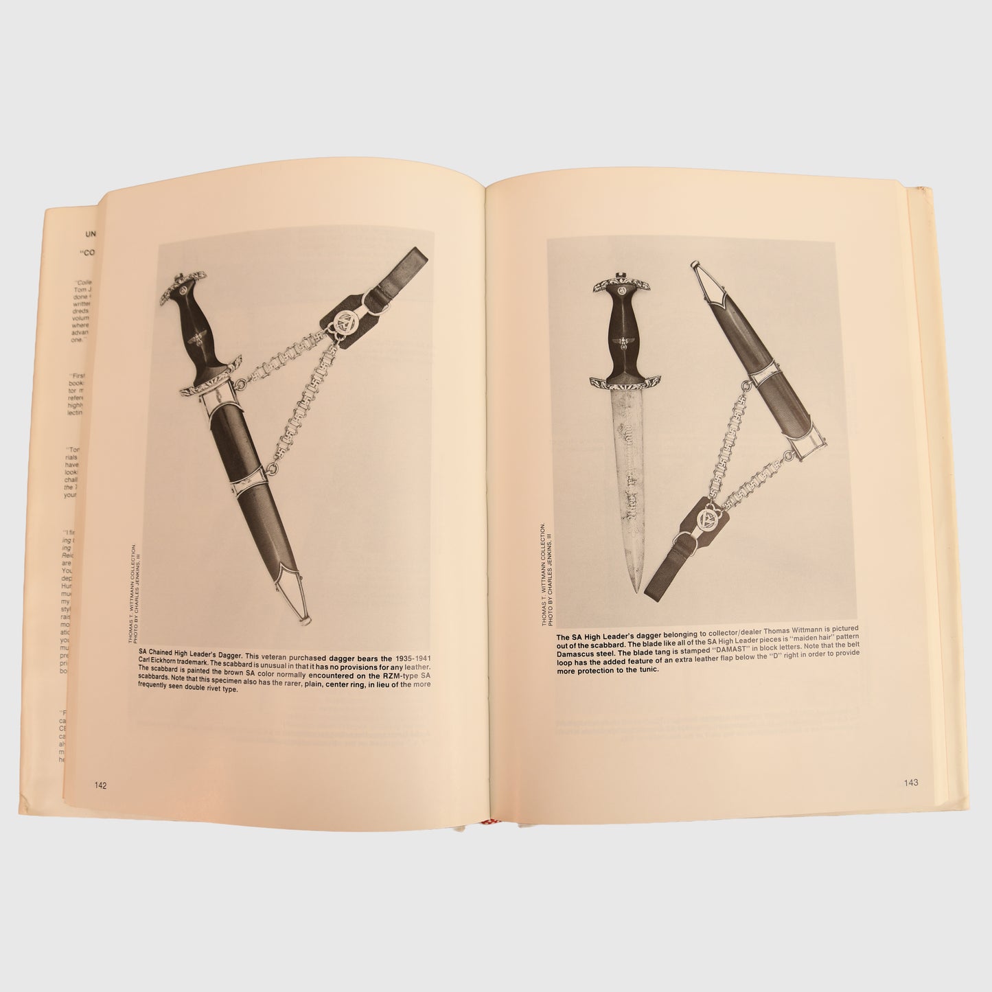 German WWII Thomas M. Johnson Dagger Reference Books, 5 Volumes