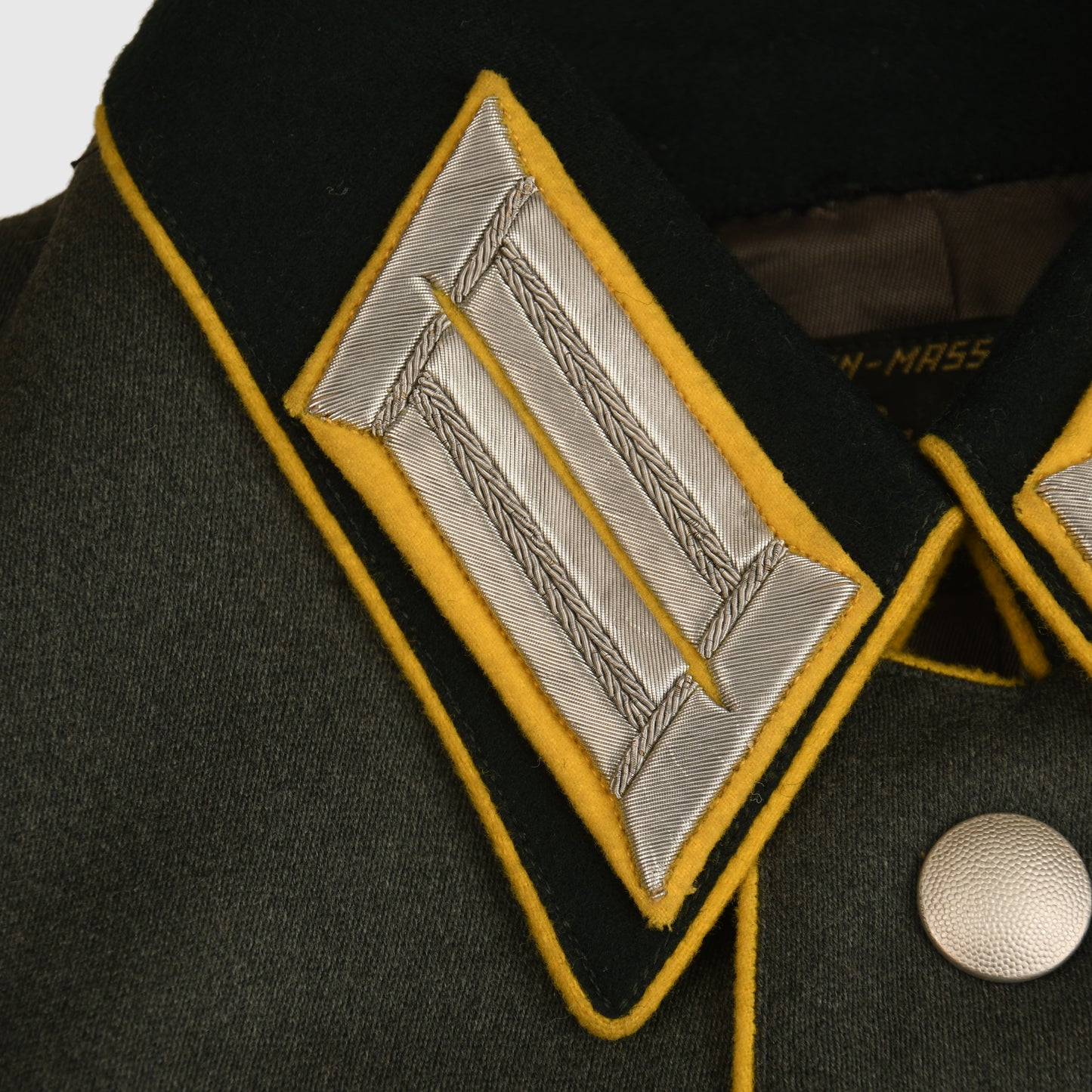 GERMAN WWII ARMY SIGNALS OFFICERS PIPED SERVICE TUNIC