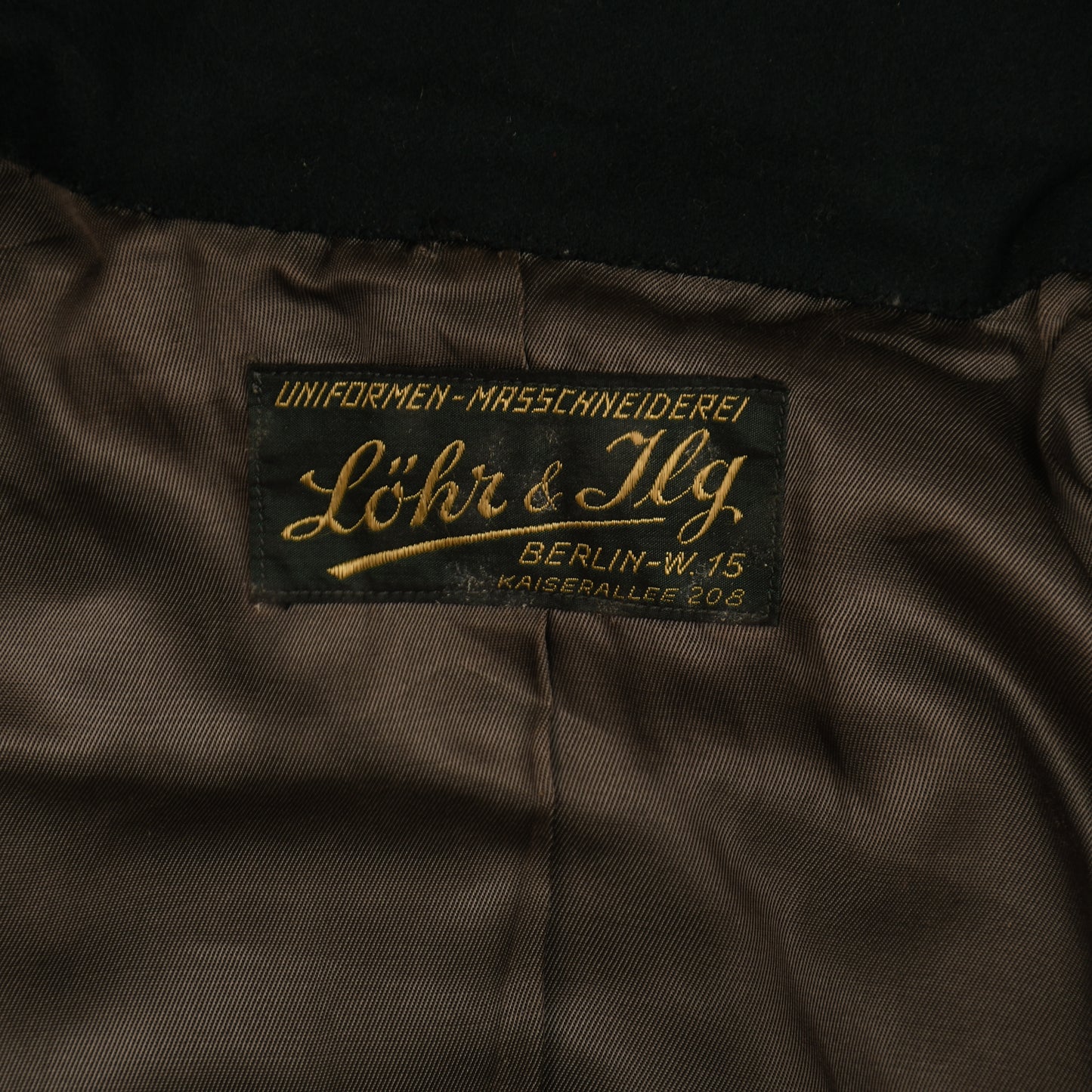 GERMAN WWII ARMY SIGNALS OFFICERS PIPED SERVICE TUNIC