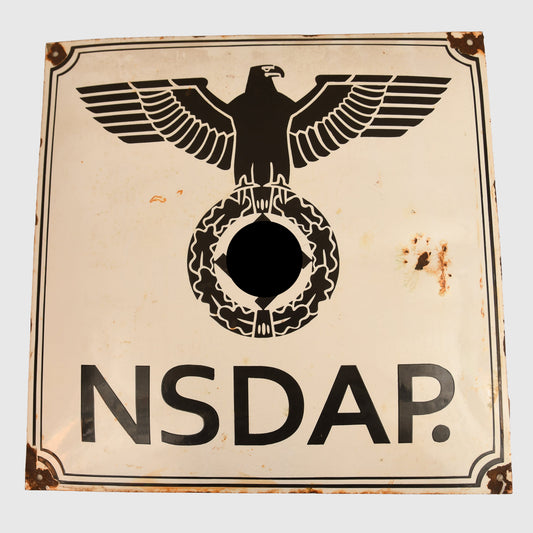 German WWII NSDAP Building Sign
