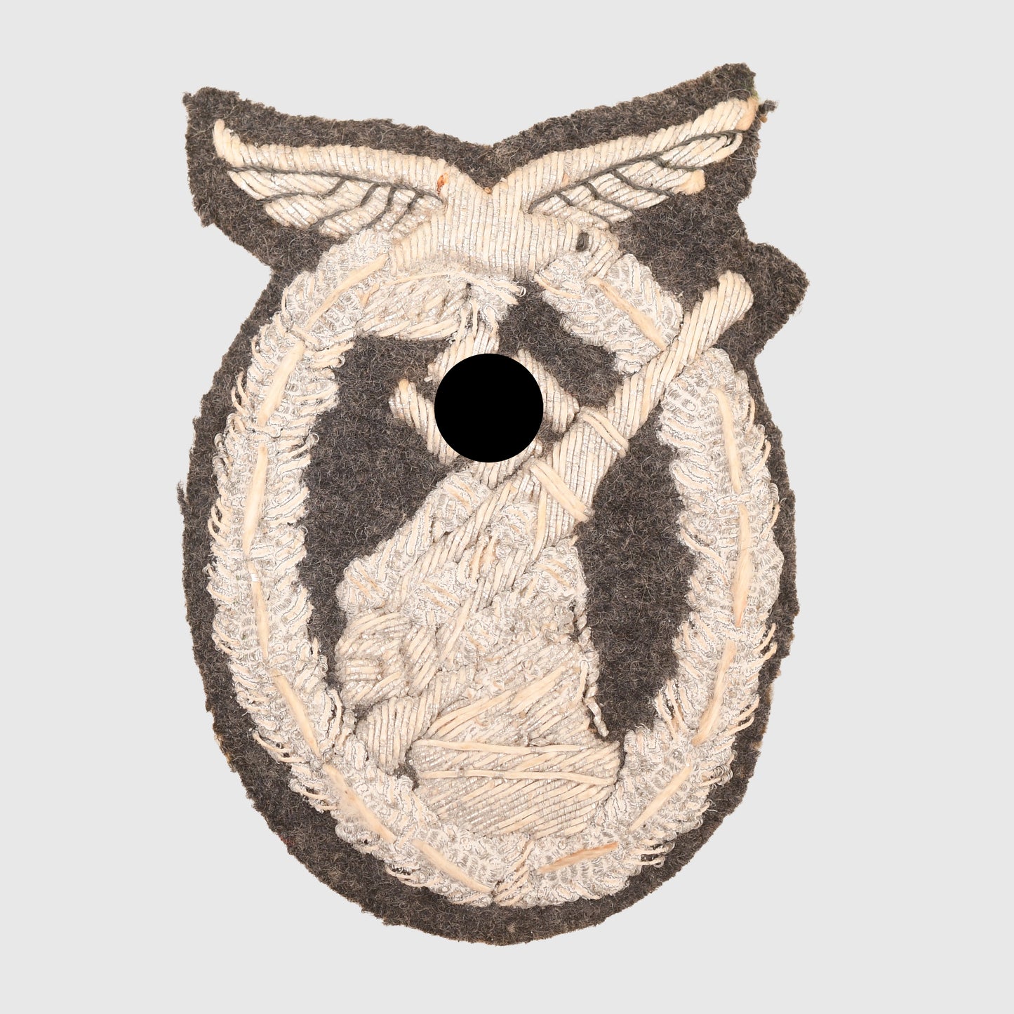 GERMAN WWII BULLION OFFICERS LUFTWAFFE FLAK BADGE