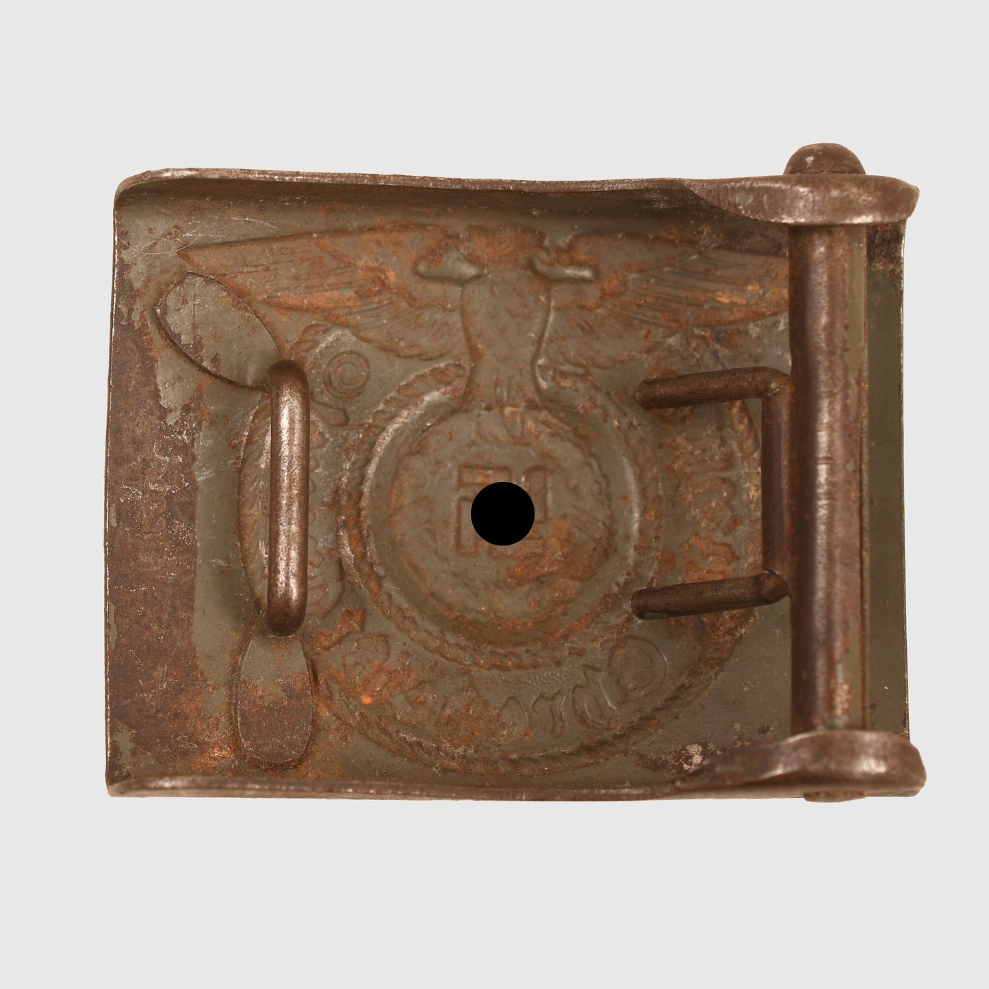 GERMAN WWII WAFFEN SS BELT BUCKLE BY RODO