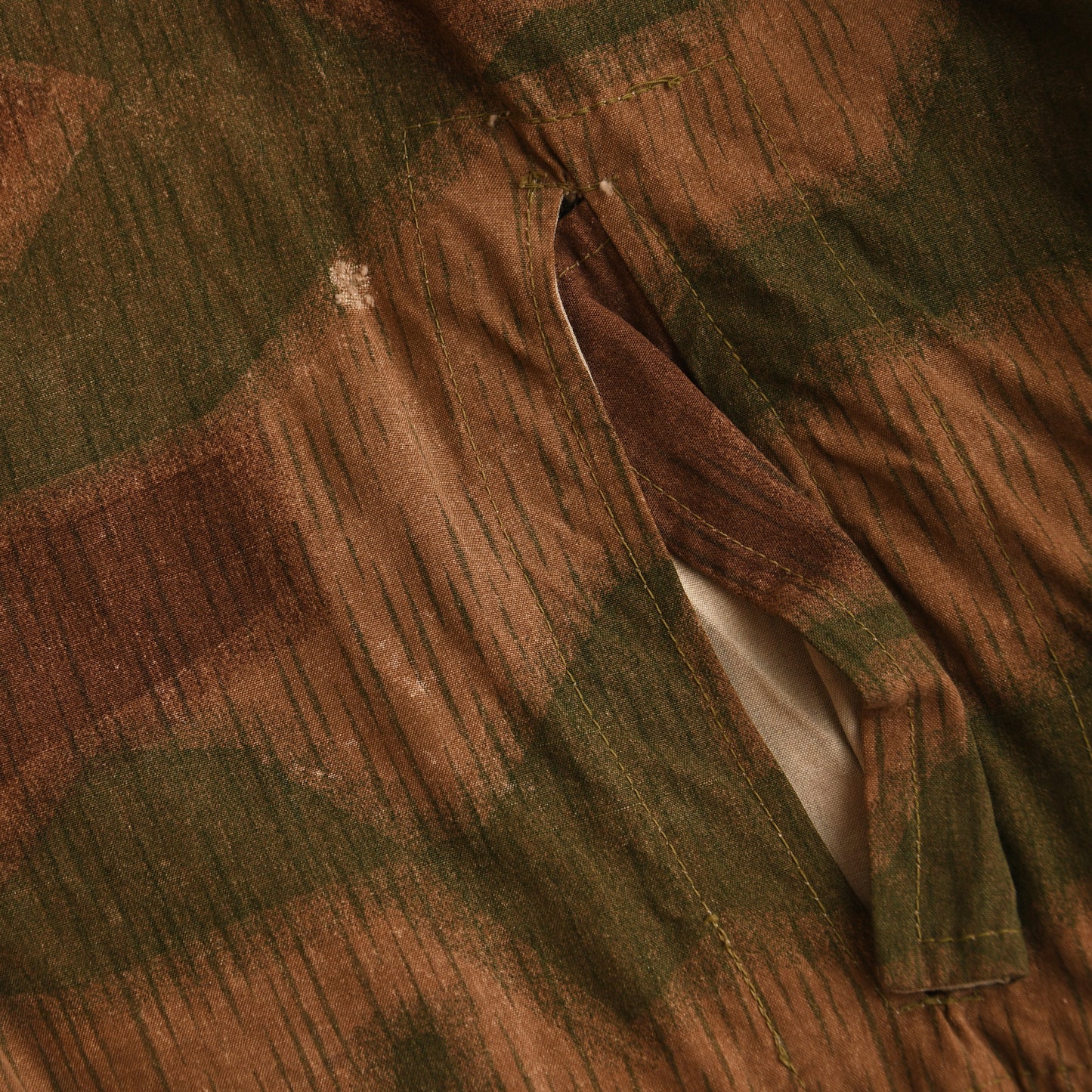 German WWII Army Camouflage Tan and Water Sniper Smock