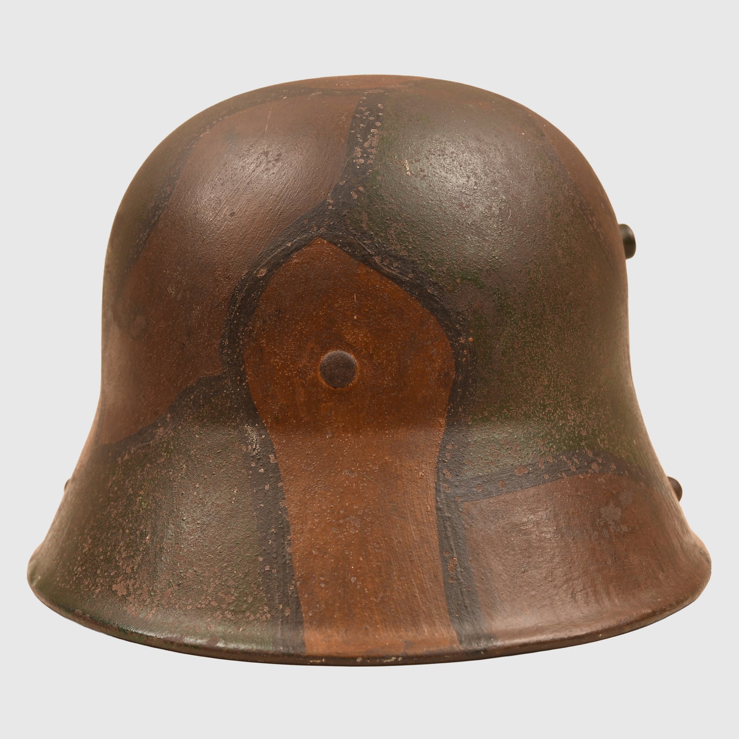 GERMAN WWI CAMOUFLAGE M.17 TRENCH HELMET