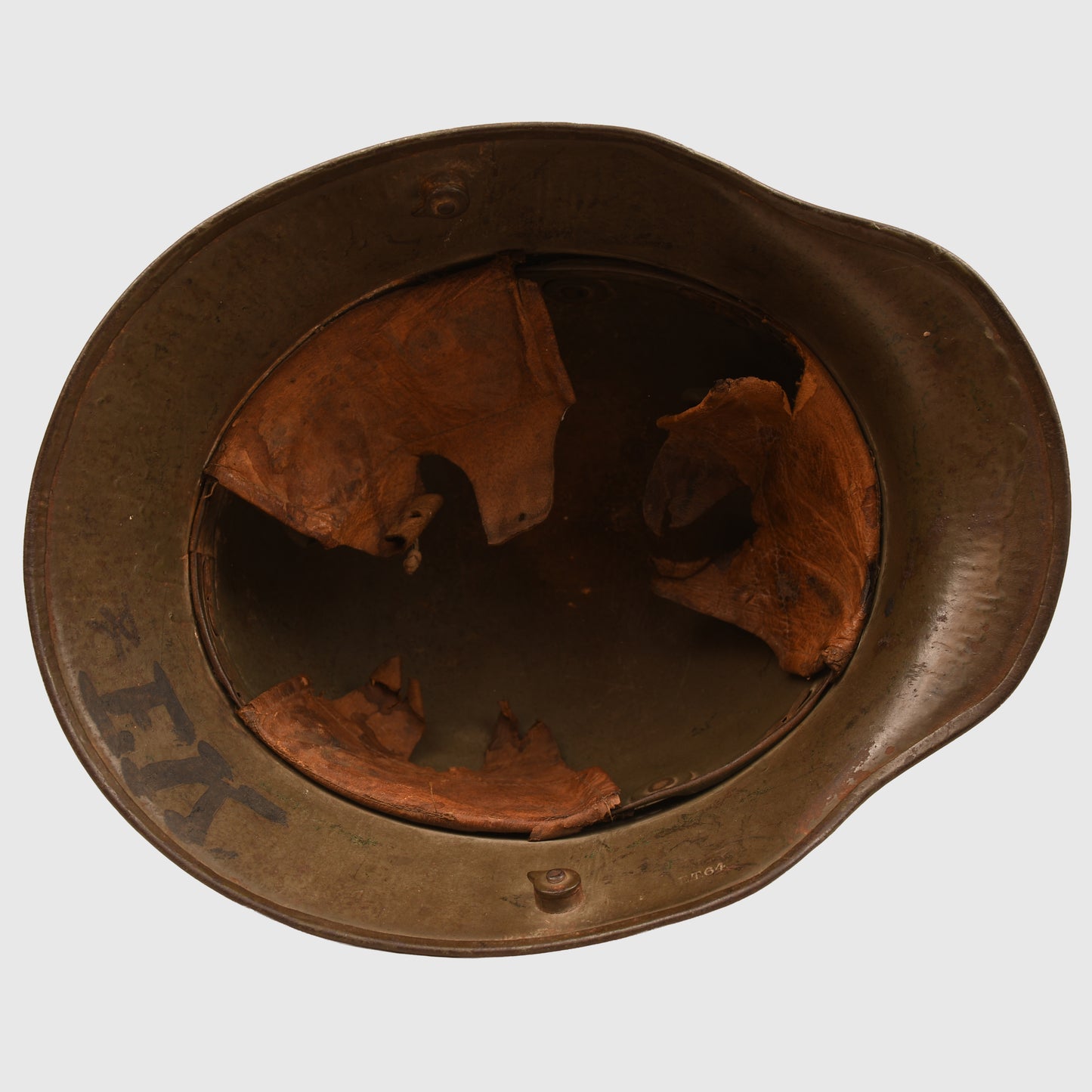 GERMAN WWI CAMOUFLAGE M.17 TRENCH HELMET