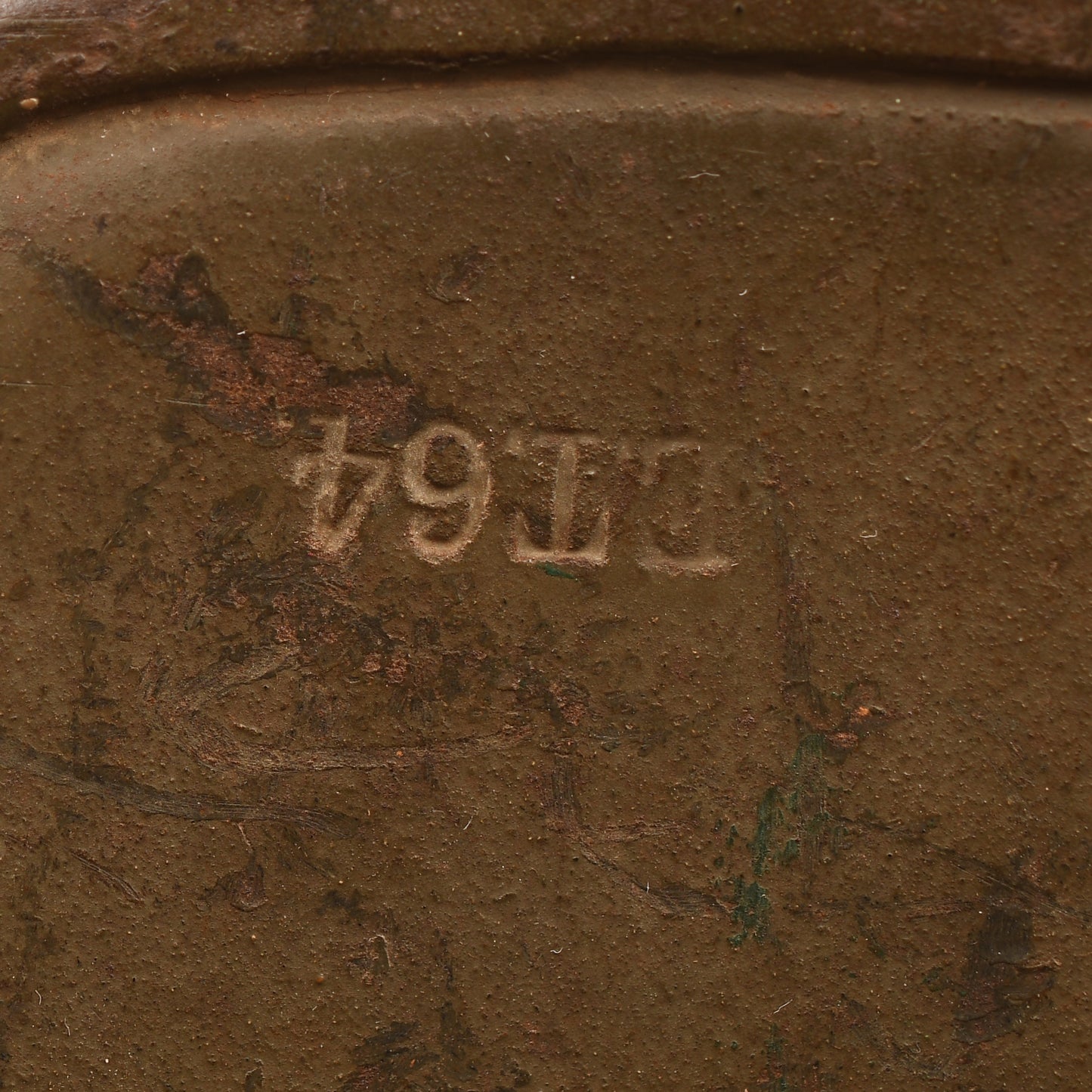 GERMAN WWI CAMOUFLAGE M.17 TRENCH HELMET