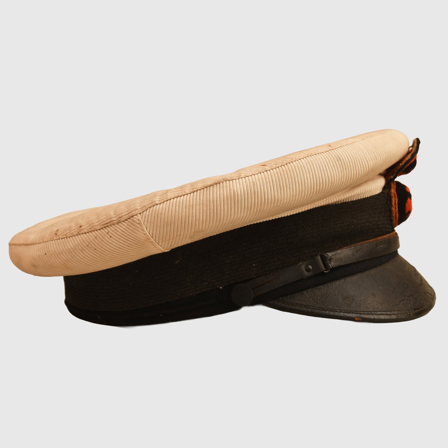 British WWI Royal Naval White Top Visor Cap