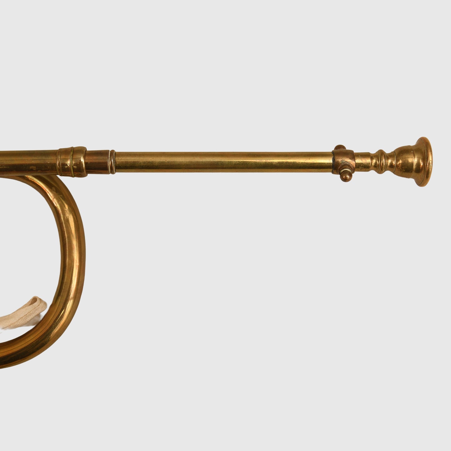 GERMAN WWII HITLER YOUTH TRUMPET BANNER