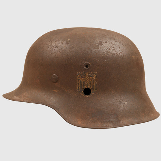 GERMAN WWII BARN FIND KRIEGSMARINE SINGLE DECAL HELMET