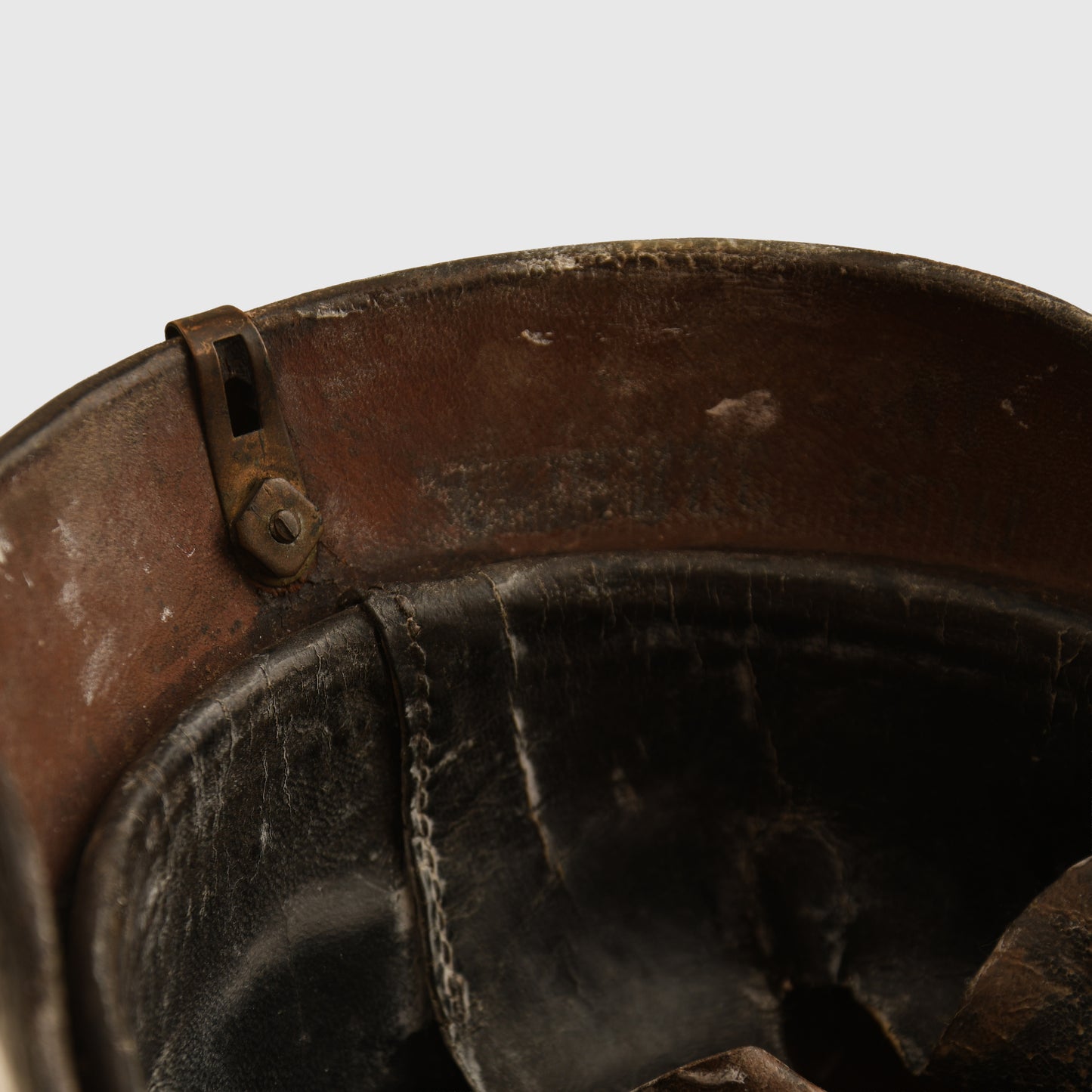 GERMAN WWI THURINGEN INFANTRY REGIMENT 95 ENLISTED MANS PICKELHAUBE - BATTLE DAMAGED