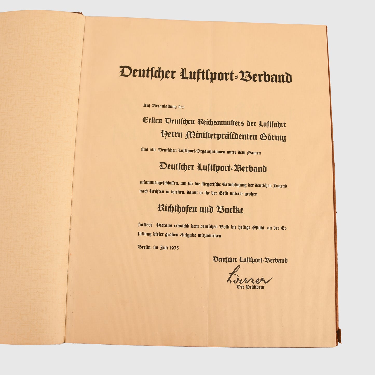 German WWII DLV Presentation Document
