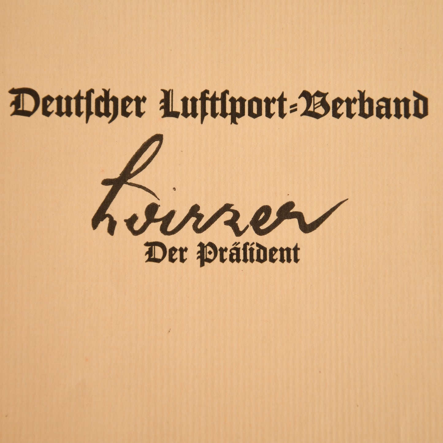 German WWII DLV Presentation Document