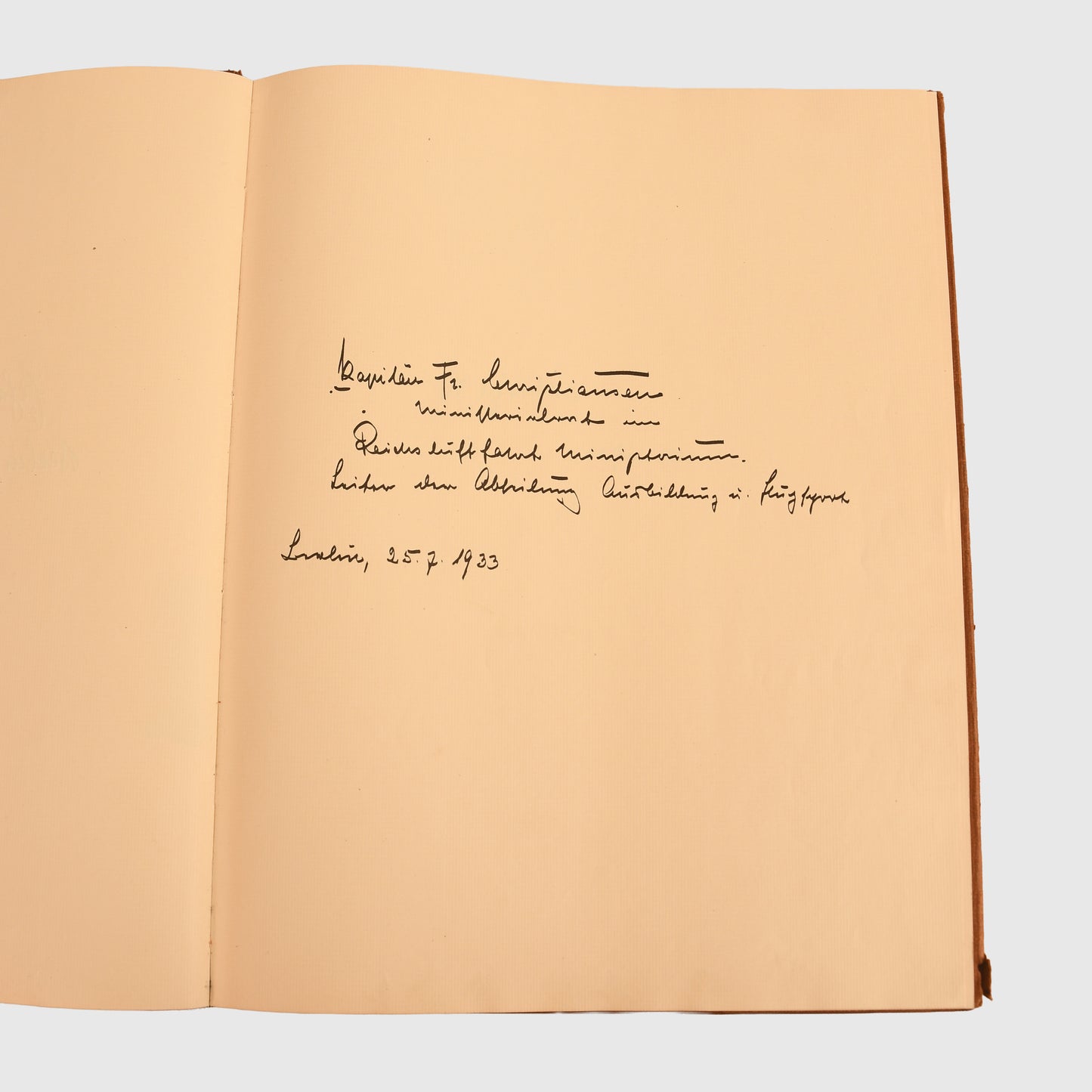 German WWII DLV Presentation Document