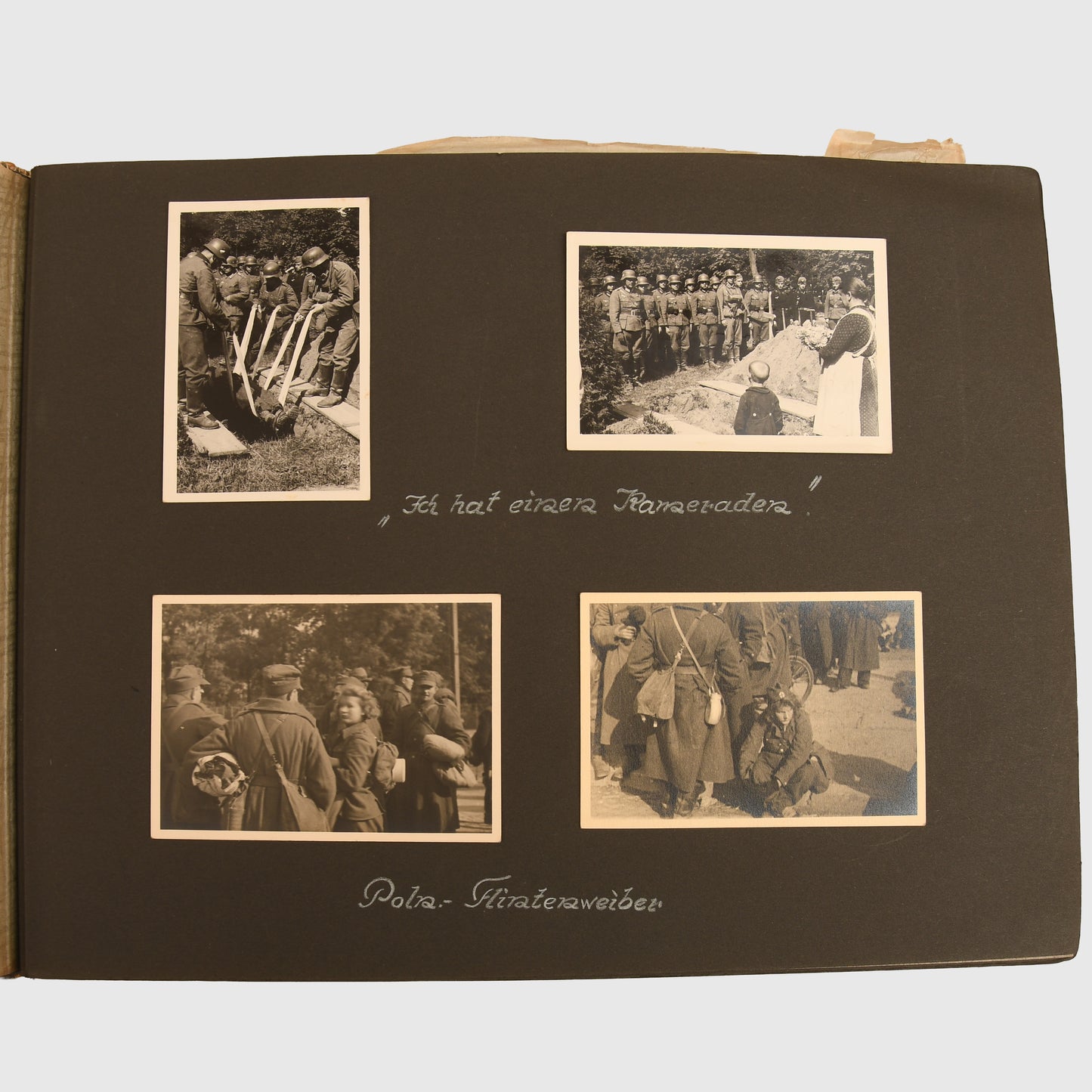 GERMAN WWII POLAND, DUNKIRK AND DIEPPE MAGNIFICENT ARMY PHOTOGRAPH ALBUM