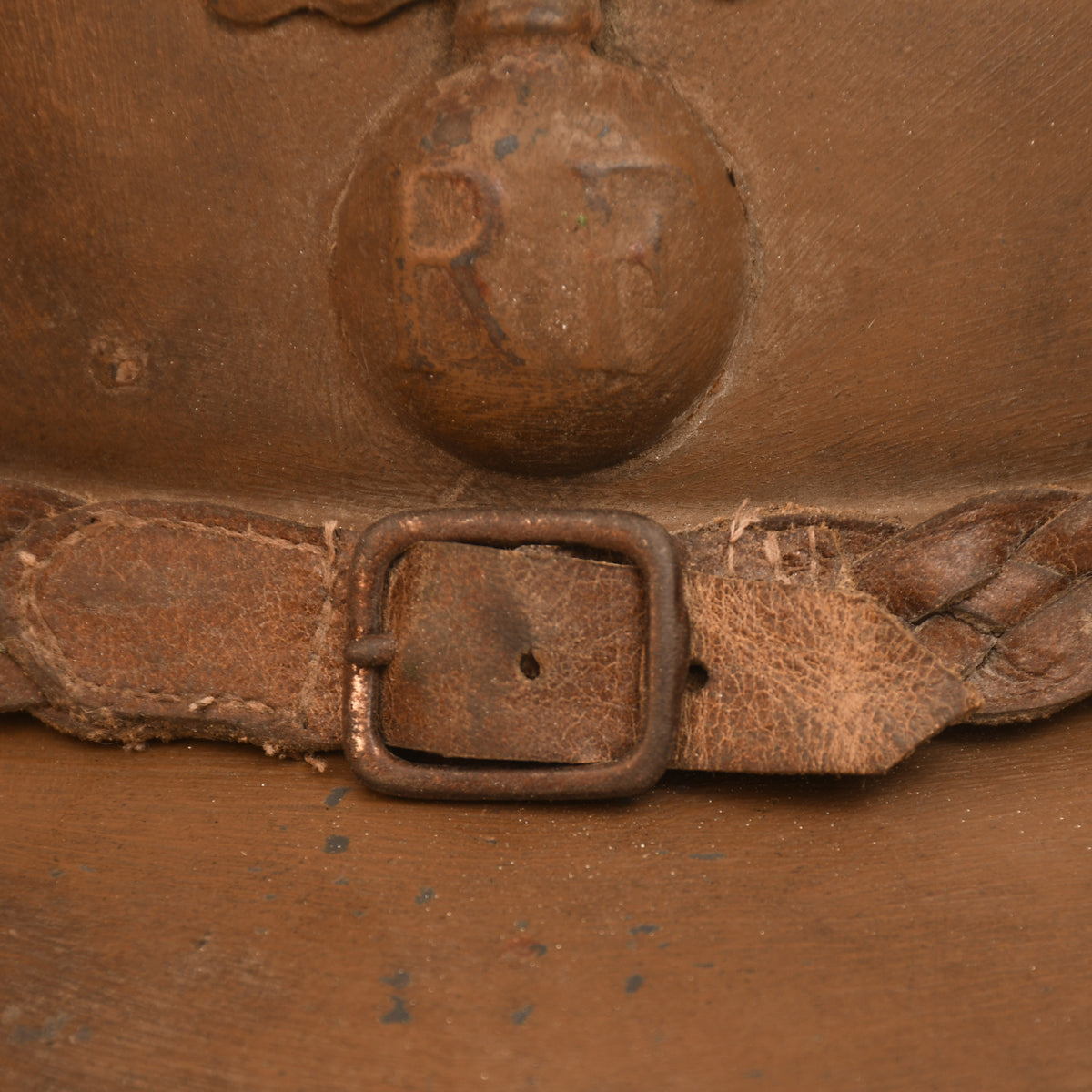 FRENCH WWI COLONIAL INFANTRY ADRIAN HELMET