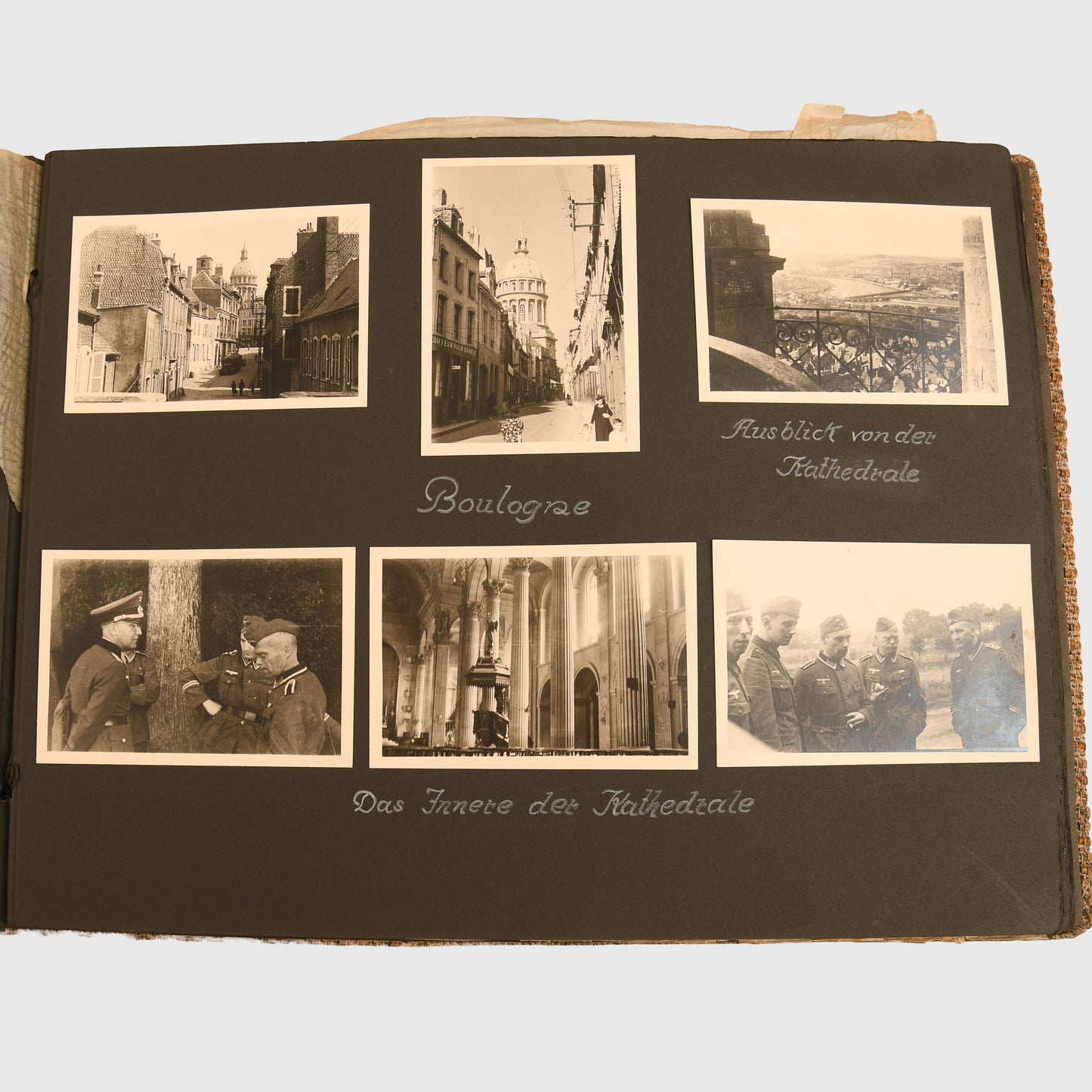 GERMAN WWII POLAND, DUNKIRK AND DIEPPE MAGNIFICENT ARMY PHOTOGRAPH ALBUM