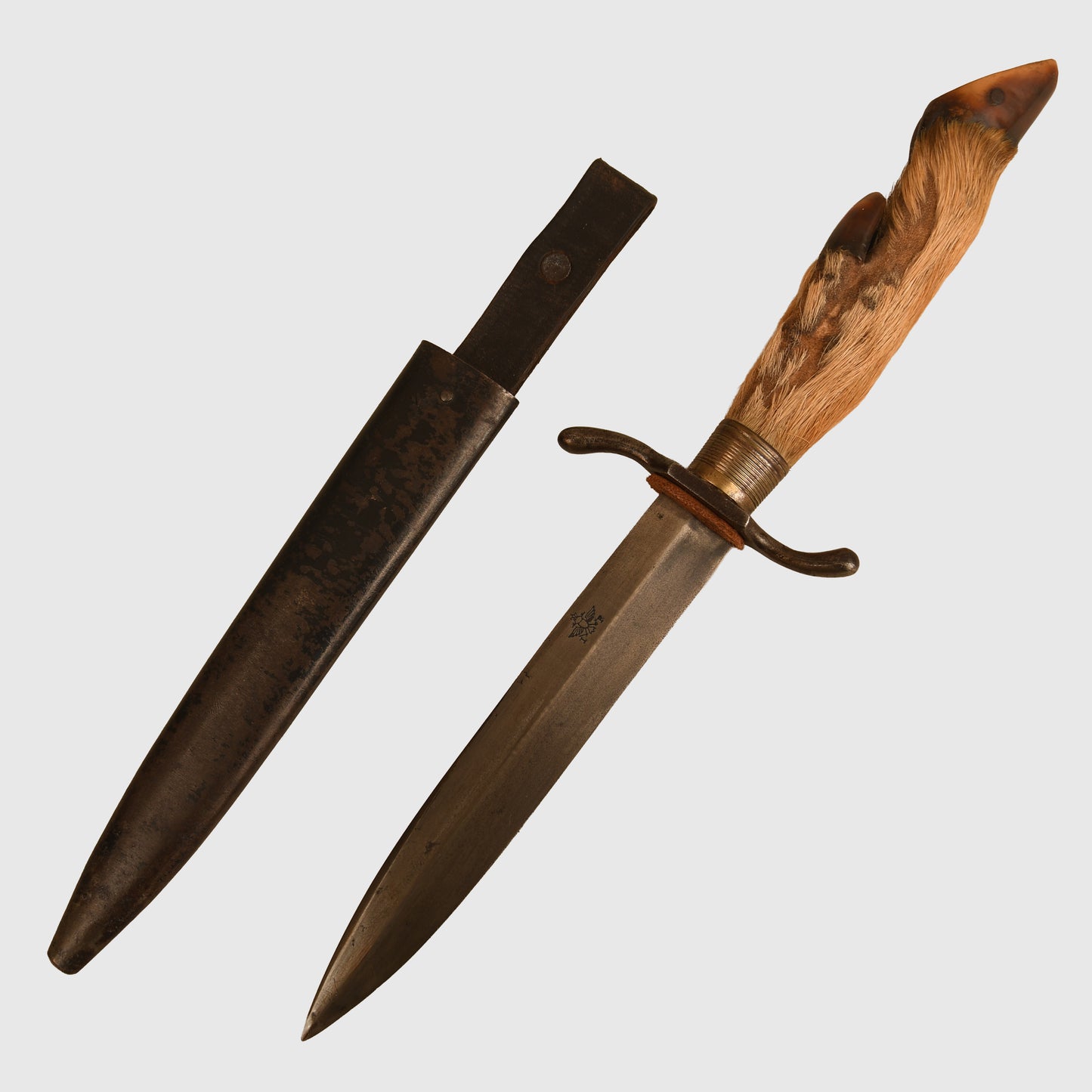 German WWI Deer's Foot Display Piece