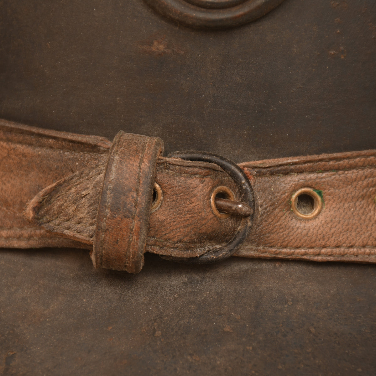 FRENCH WWI ACIER TROMPE CHASSEUR OFFICERS HELMET