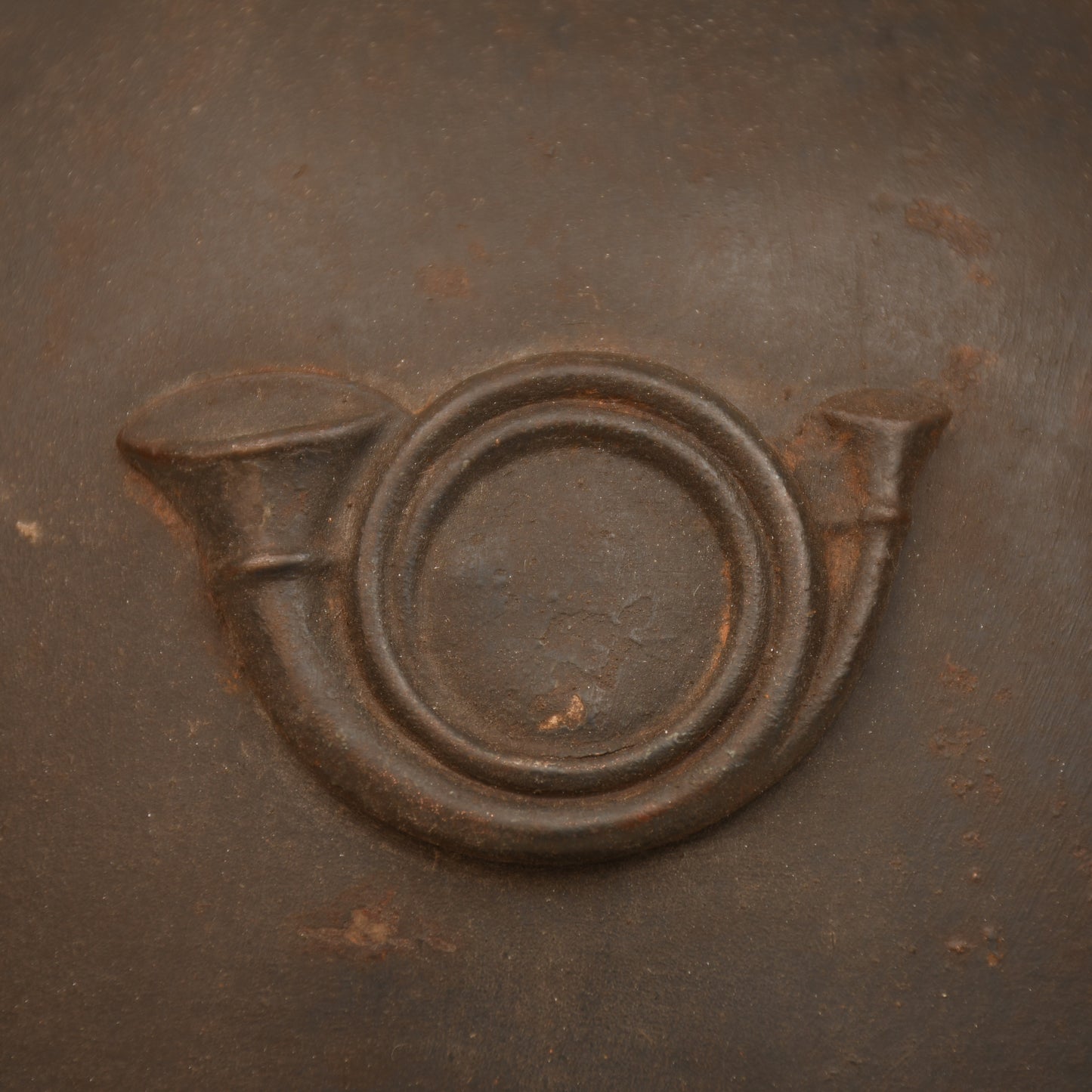 FRENCH WWI ACIER TROMPE CHASSEUR OFFICERS HELMET