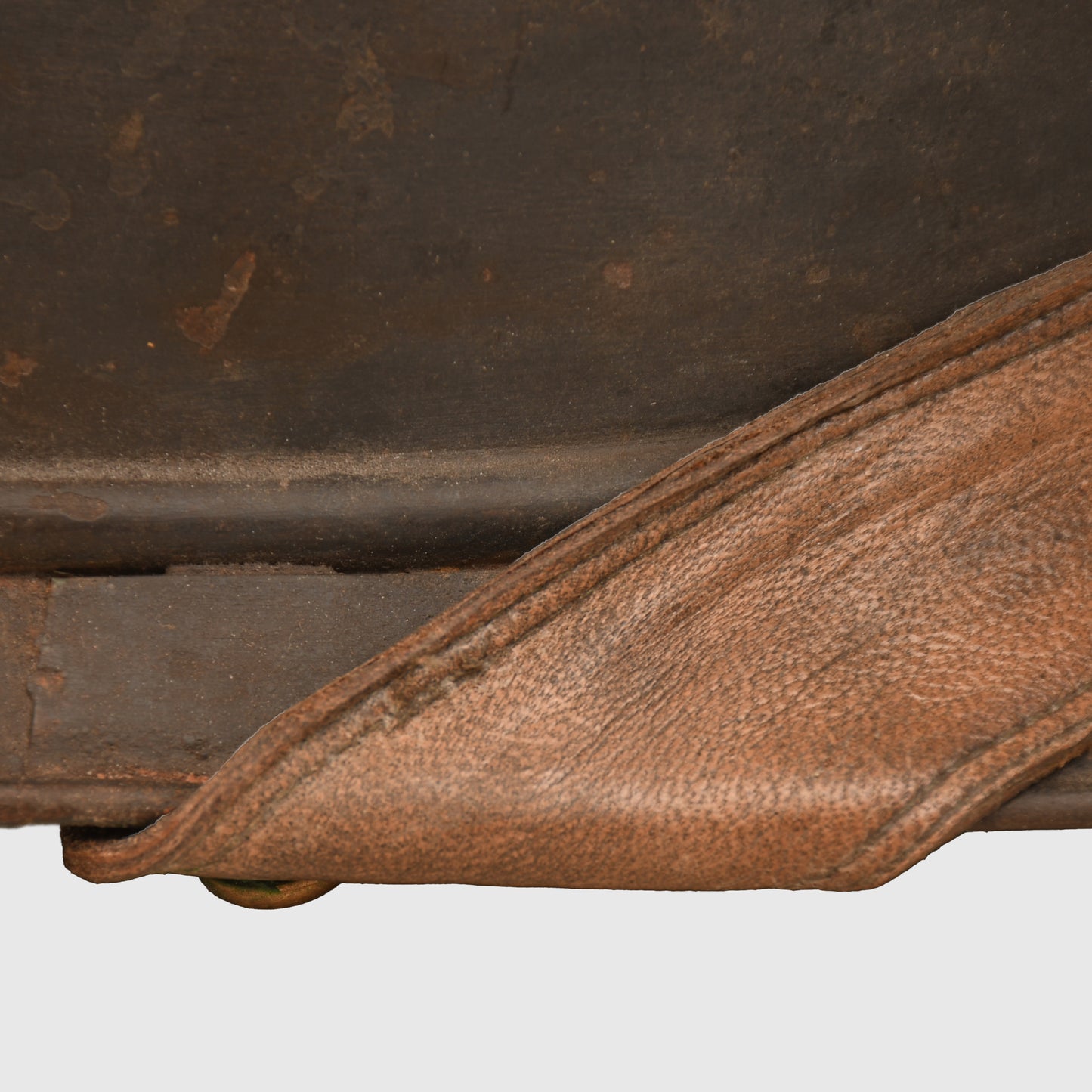 FRENCH WWI ACIER TROMPE CHASSEUR OFFICERS HELMET