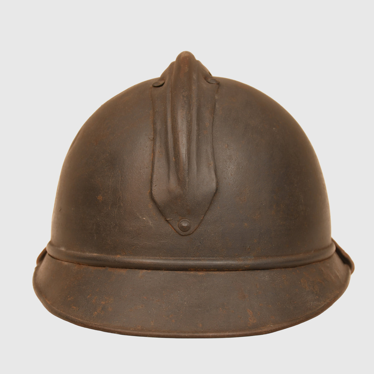 FRENCH WWI ACIER TROMPE CHASSEUR OFFICERS HELMET