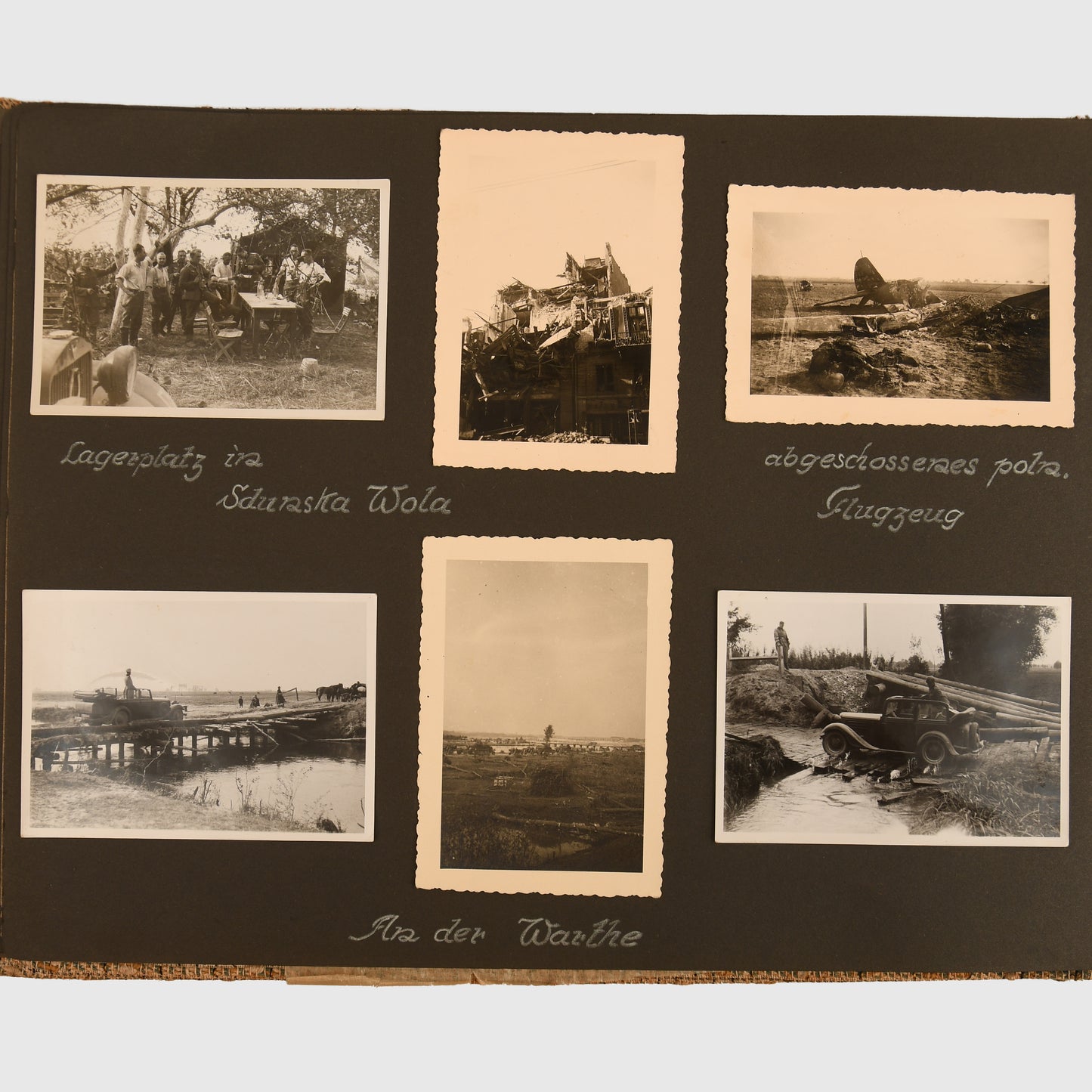 GERMAN WWII POLAND, DUNKIRK AND DIEPPE MAGNIFICENT ARMY PHOTOGRAPH ALBUM