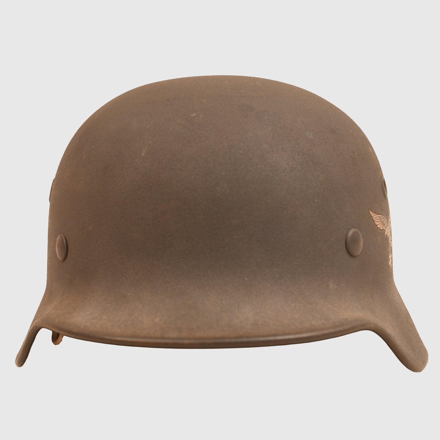 GERMAN WWII LUFTWAFFE M.40 SINGLE DECAL COMBAT HELMET