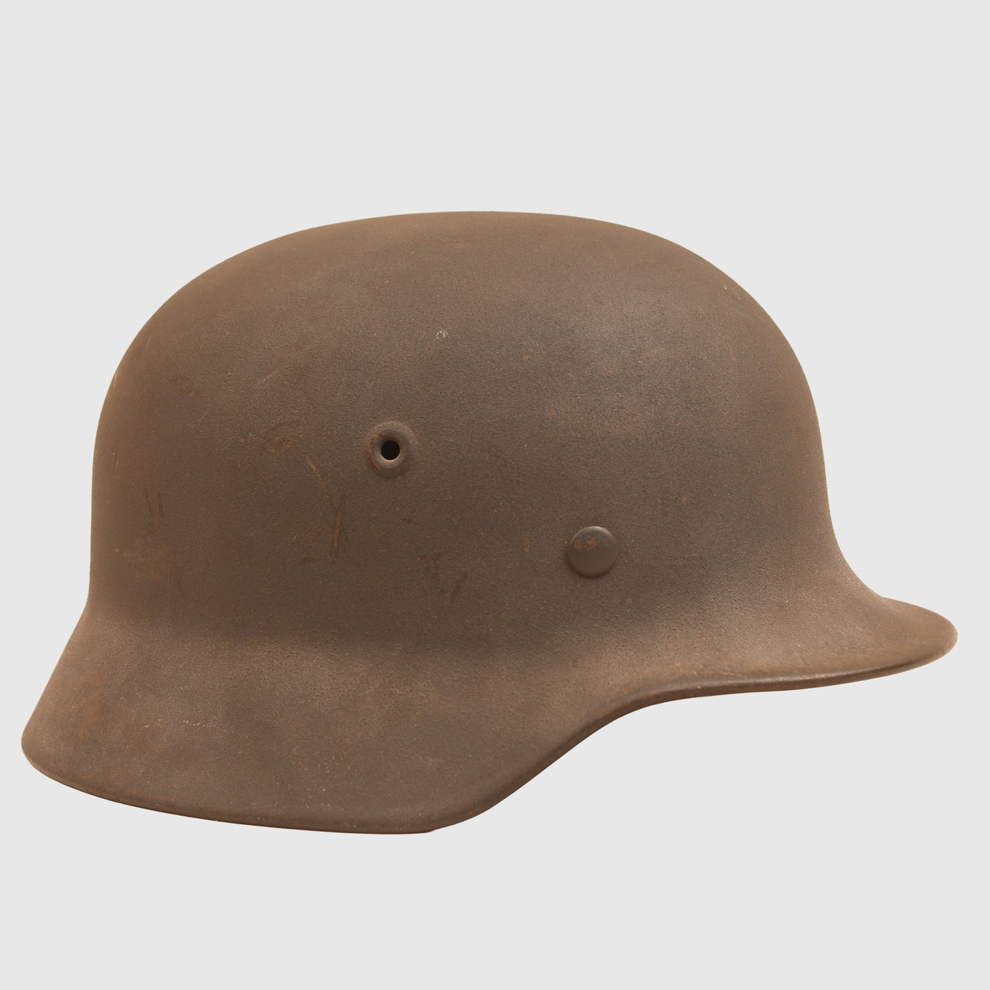 GERMAN WWII LUFTWAFFE M.40 SINGLE DECAL COMBAT HELMET