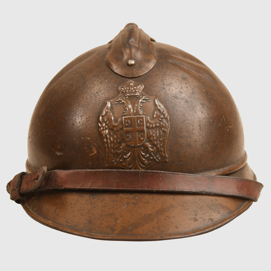 SERBIAN WWI SERBIAN ISSUED ADRIAN HELMET