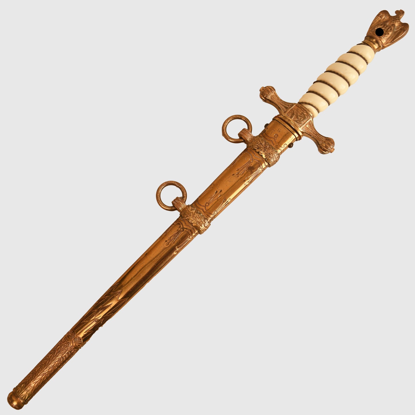 German WWII Naval Officer’s Display Piece with Straps