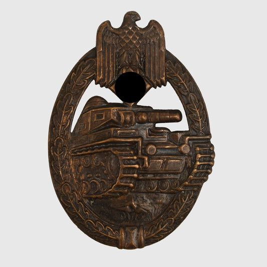 GERMAN WWII PANZER ASSAULT BADGE IN BRONZE