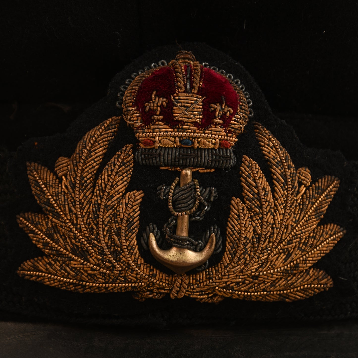 British WWII Royal Naval Air Service Hat Grouping