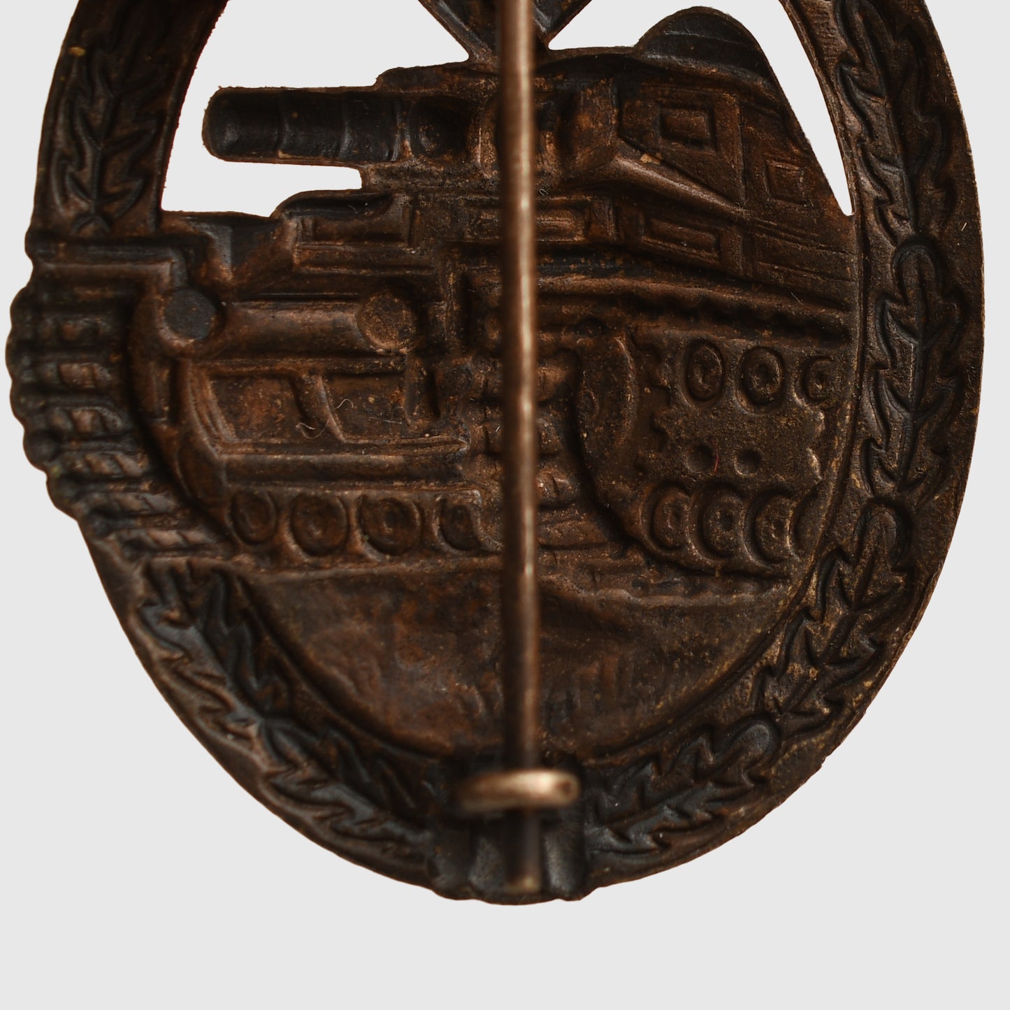 GERMAN WWII PANZER ASSAULT BADGE IN BRONZE