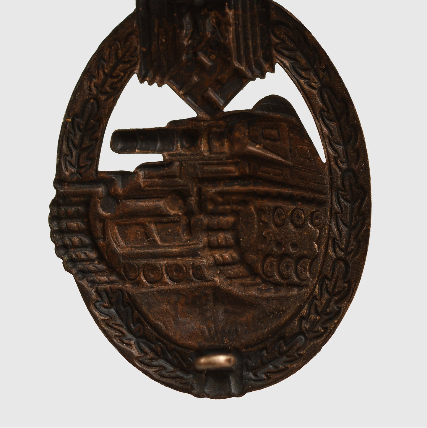 GERMAN WWII PANZER ASSAULT BADGE IN BRONZE